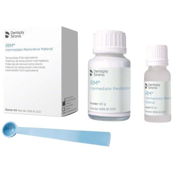 IRM  készlet - Megerősített ideiglenes restaurációs anyag (40g+15ml)