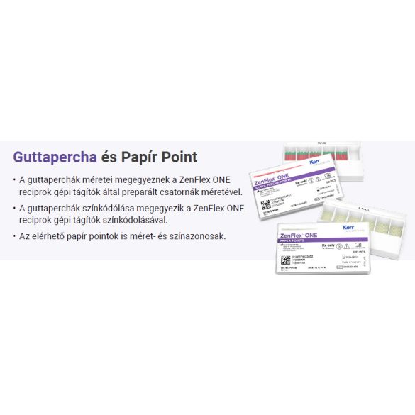 ZenFlex ONE Paperpoints szortiment (100 db)