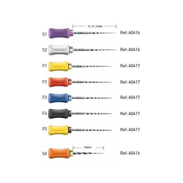 Protaper Universal kézi SX-F5 21-25-31mm (6db)