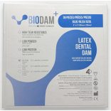 BIODAM+ Prémium latex gumilepedő, kobaltkék (36db)