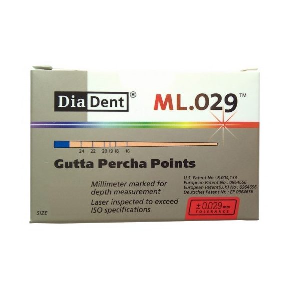 ML.029 Guttapercha Points ISO 015-140 (120db)
