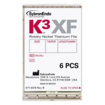 K3XF Ni-Ti files  ISO 020-040 .08-.12 (6db)