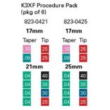 K3XF Ni-Ti Procedure pack  ISO 020-040 .04-.08-.10 (6db)