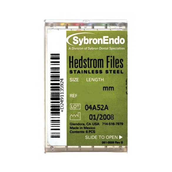 Hedstroem files ISO 015-040 21-25-30mm (6db)