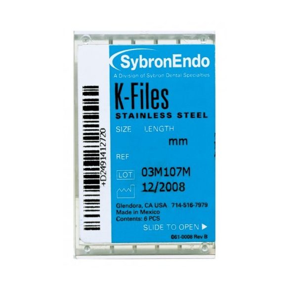 K-Files ISO 045-080 21-25-30mm (6db)
