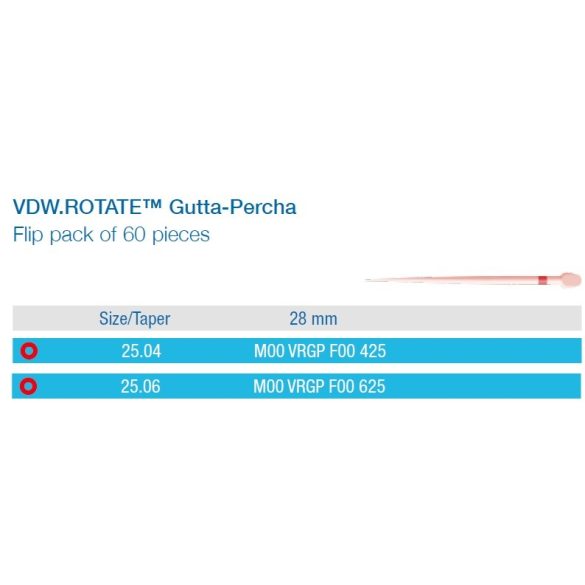 VDW.ROTATE Gutta-Percha (60db)