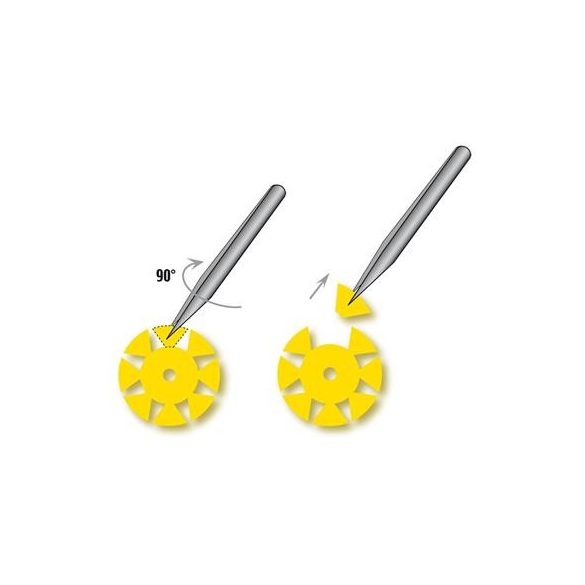 Safety Memo Disc világoskék (100 db)