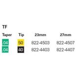 TF Twisted files  ISO 025-050 .04-.12 23mm-27mm (3db)