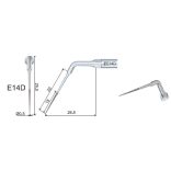 E14D Endodonciás depurátor hegy