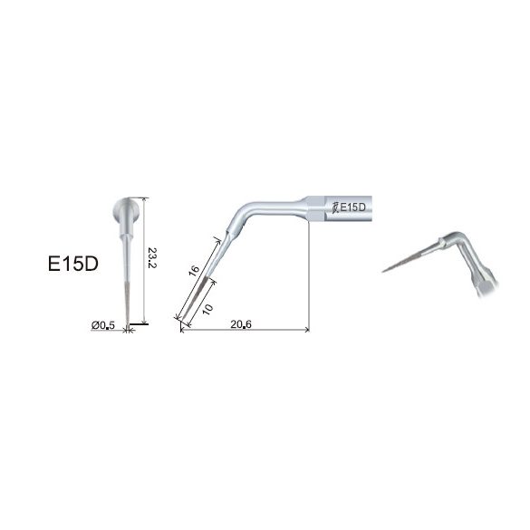 E15D Endodonciás depurátor hegy