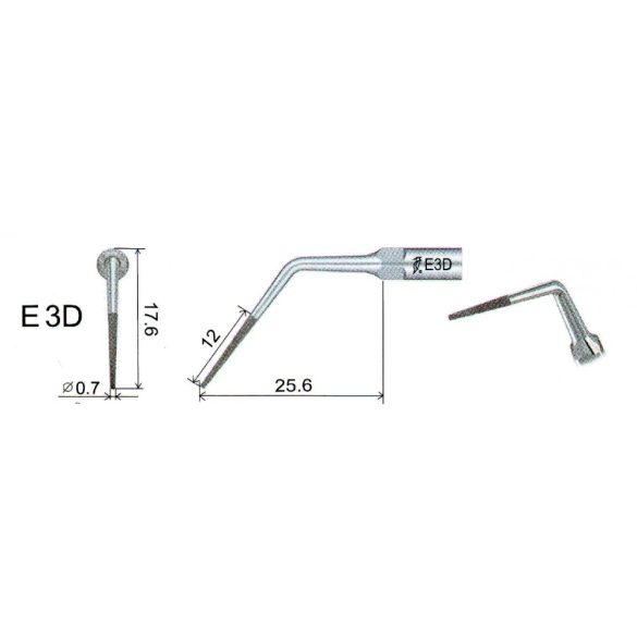 E3D Endodonciás depurátor hegy
