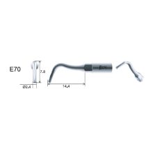 E70 Endodonciás depurátor hegy (EMS, Woodpecker, DG)