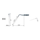 E93 Endodonciás depurátor hegy 