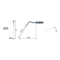 E93 Endodonciás depurátor hegy 