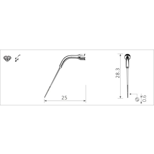XP-E14D Endodonciás depurátor hegy
