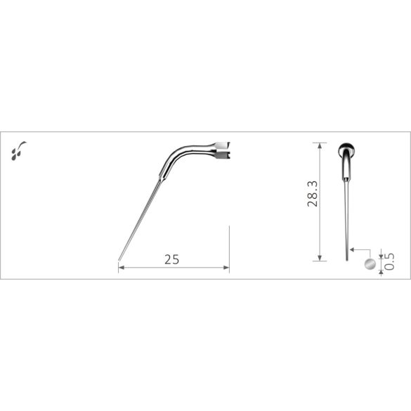 XP-E14 Endodonciás depurátor fej