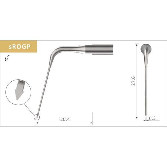 XP-sROGP Endodonciás depurátor fej (Satelec)
